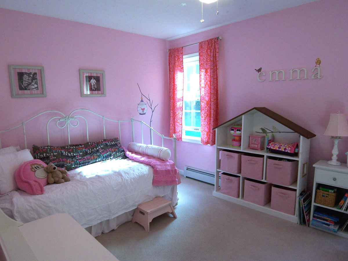A Non-Princess Pink Room
